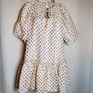 Sea NY puffy sleeve tunic dress